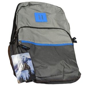 Summit Ridge NWT Blue Black & Gray Unisex Backpack